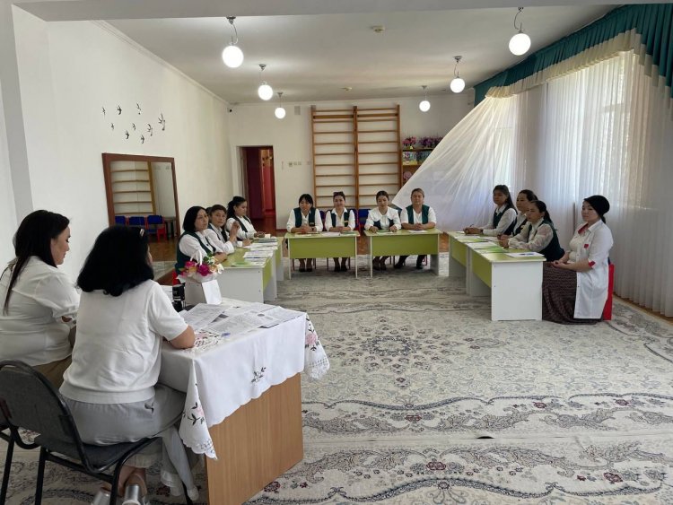 Бөбекжай-бақшадағы консультациялық пунктте атқарылған жұмыстар туралы есеп беру